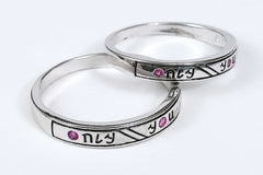 Between Us SIlver Couple Ring