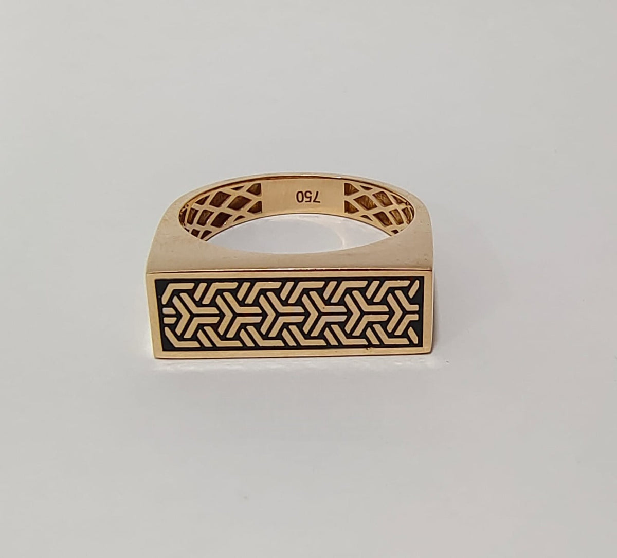First Impression Mens Gold Ring