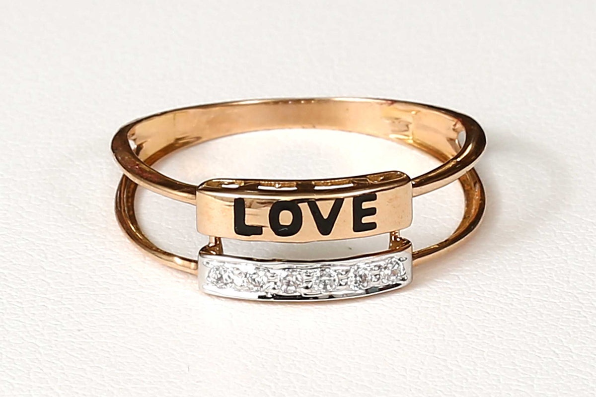 Love is for Everyone 18kt Gold Ring