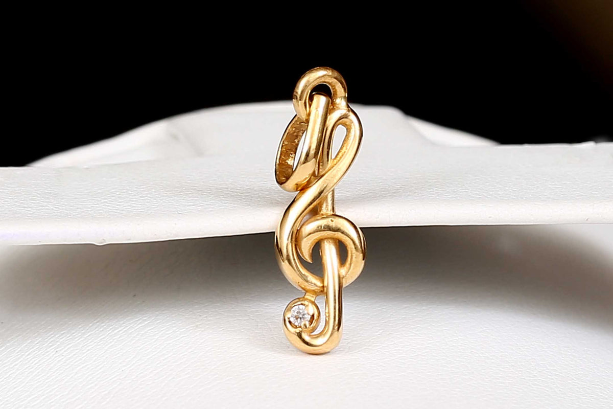 Music Note 22kt Gold Dollar