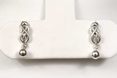 Overlapping Silver Earring